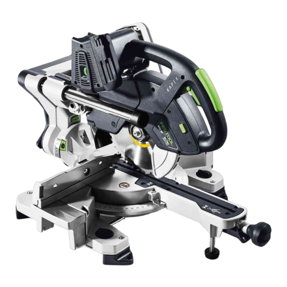 Festool KSC 60 EB Original Instructions Manual