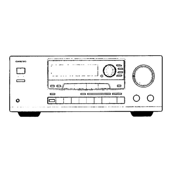 Onkyo TX-SV545 Service Manual