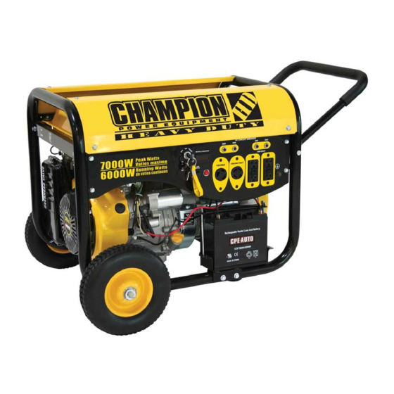 Champion Power Equipment 40023 Owner's Manual And Operating Instructions