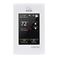 Nuheat SIGNATURE Operating Manual