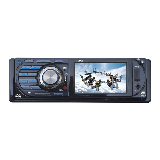 Naxa NCD-691 Car LCD Display Manuals