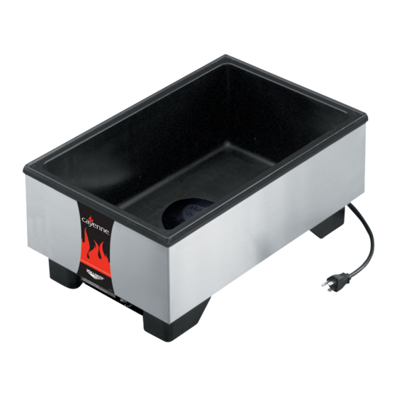 Vollrath Cayenne 1001 Operator's Manual