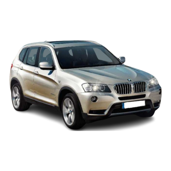 BMW X3 xDrive28i 2013 Owner's Handbook Manual