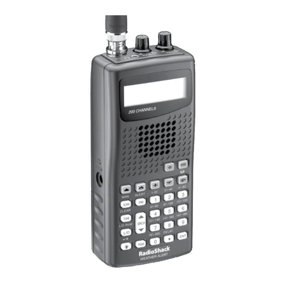 Radio Shack 20-404 Quick Start
