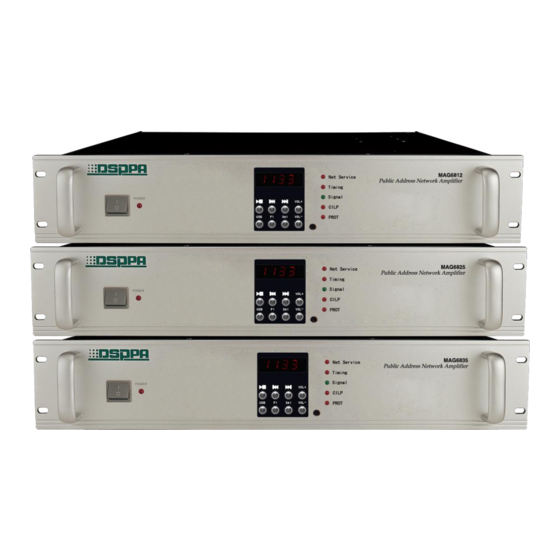 DSPPA MAG6806 Operation Instruction Manual