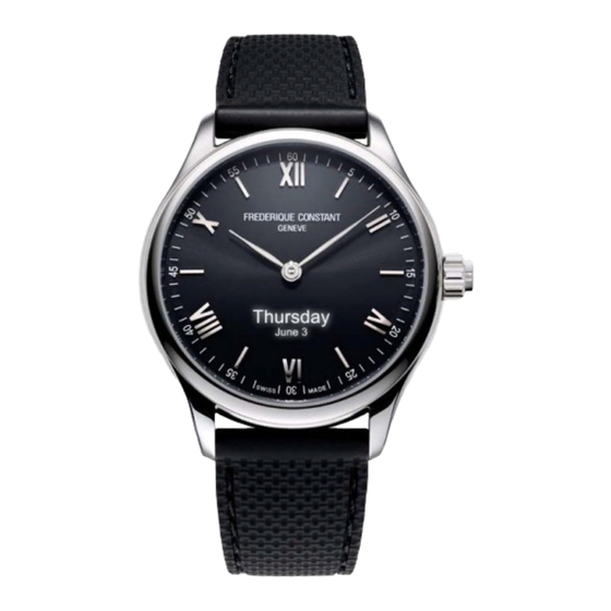 Frederique constant smartwatch manual hotsell