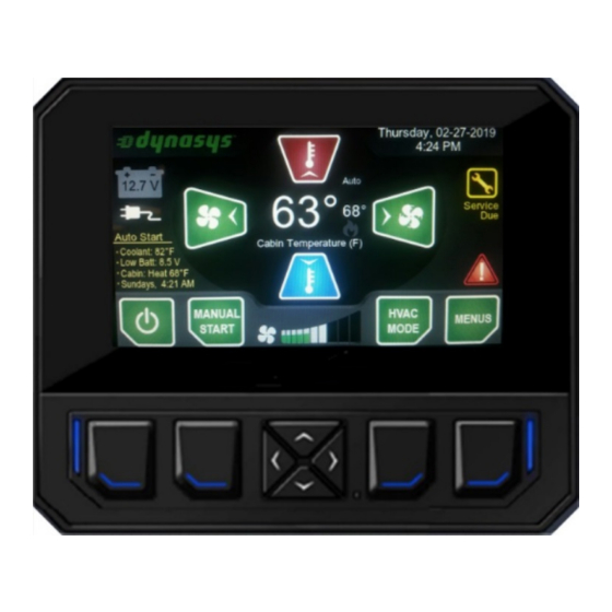 Marlin Technologies Cabin Control Display Manuals