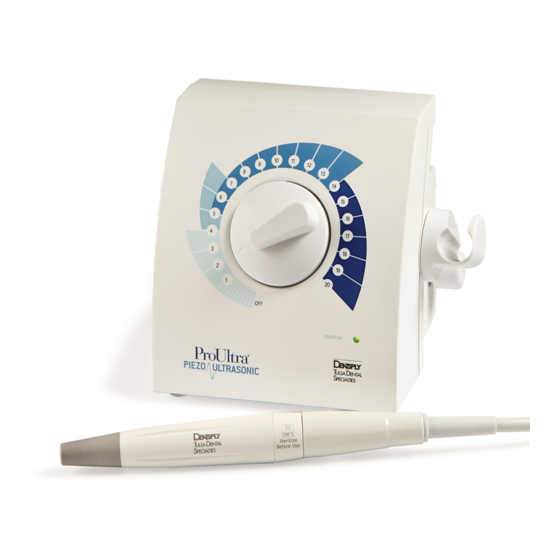 DENTSPLY Tulsa Dental ProUltra PIEZO ULTRASONIC Instructions For Use Manual
