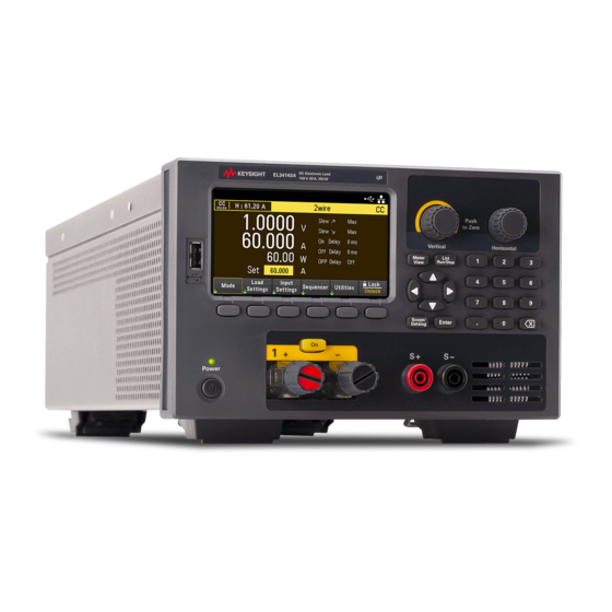 Keysight Technologies EL30000 Series Manuals