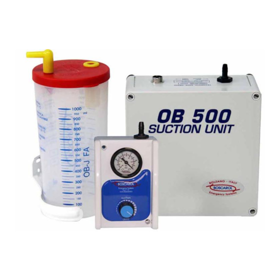 Boscarol OB500 FA Operating Instructions Manual