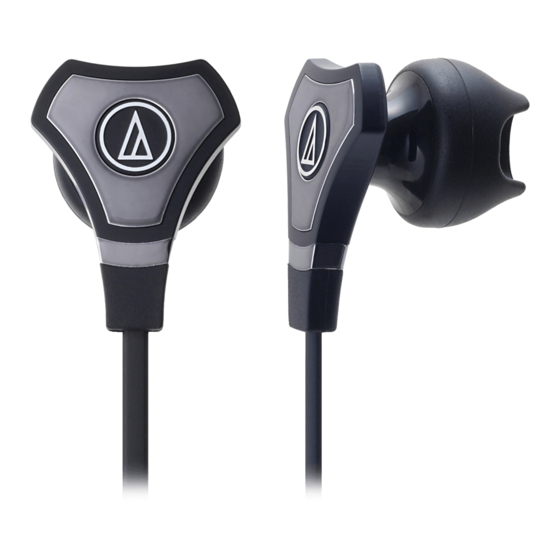 Audio Technica ATH-CHX5 Instruction Booklet