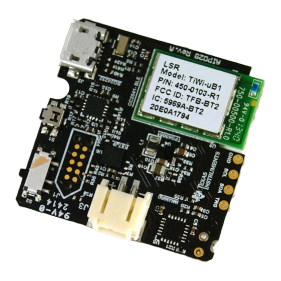 Texas Instruments DRV2605EVM-BT User Manual