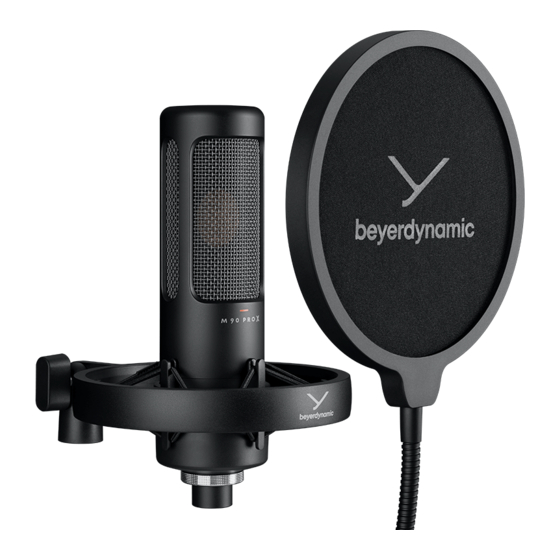 Beyerdynamic M PRO X Series Manuals