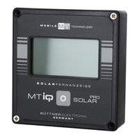 Dometic BUTTNER MT iQ SolarPRO Installation And Operating Manual
