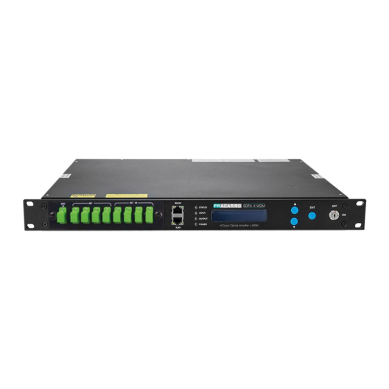 Fracarro EDFA 4 WDM User Manual