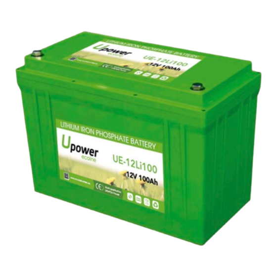 UPOWER Ecoline UE-12Li100 Manual