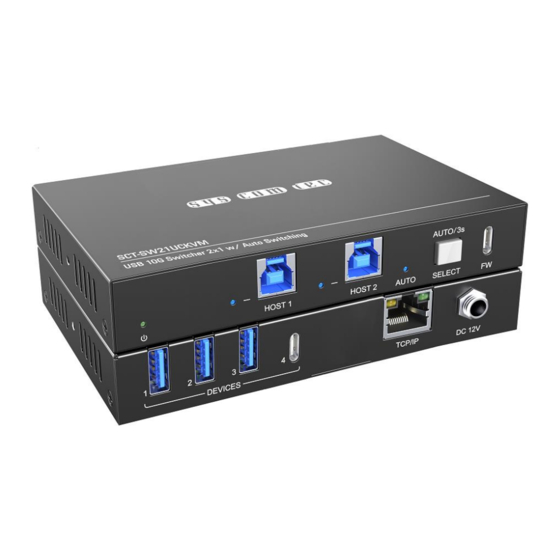 syscomtec SCT-SW21UCKVM USB Switcher Manuals