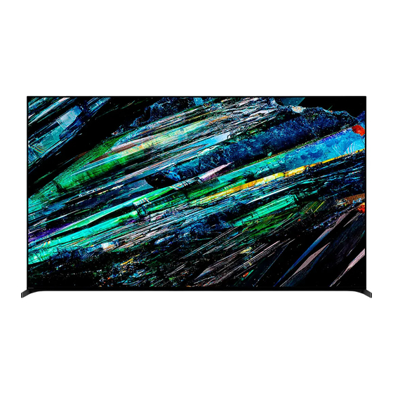 Sony BRAVIA XR-55A95L Setup Manual