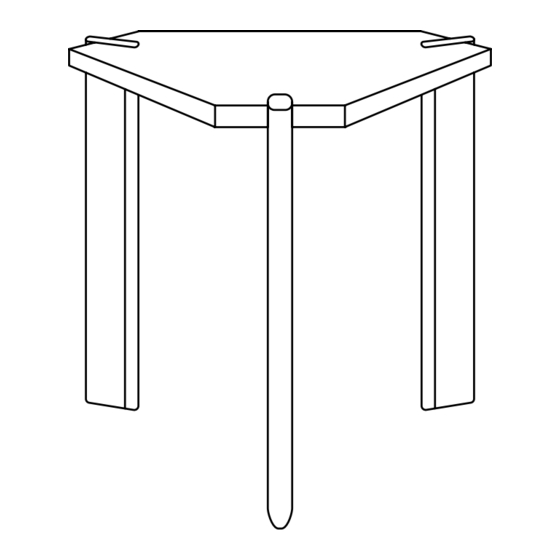 RACHEL DONATH YUUKI SIDE TABLE Assembly Instructions