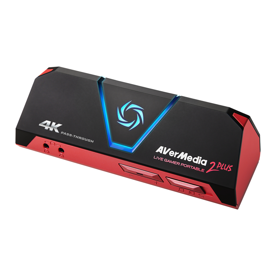 Avermedia LIVE GAMER PORTABLE 2 PLUS (GC513) Manual