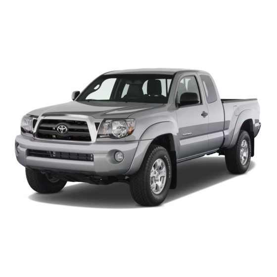 Toyota 2009 Tacoma User Manual