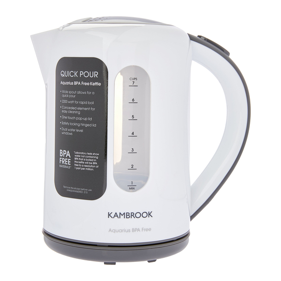 Kambrook KAK60 Manuals