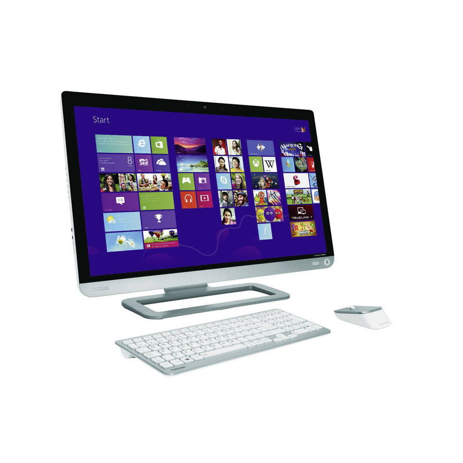 Toshiba PX30 - A Series All-in-One PC Manuals