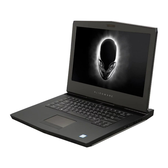 Dell Alienware 15 Quick Start Manual