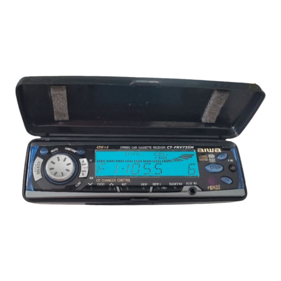 Aiwa CT-FR930MYZ Service Manual