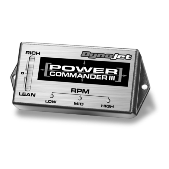 Dynojet Power Commander 3 Installation Instructions