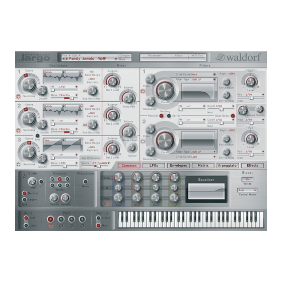 Waldorf largo User Manual
