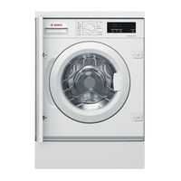Bosch WIW28301GB User Manual And Installation Instructions