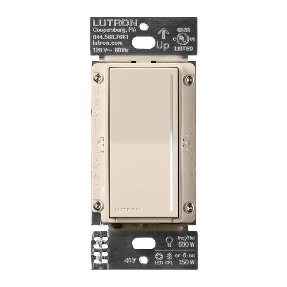 Lutron Electronics Sunnata ST-PRO-N Manual