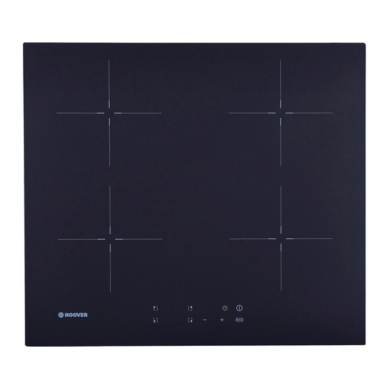 User Manuals: Hoover HI642TTC Electric Induction Hob