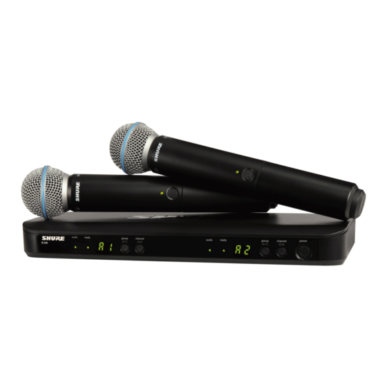 Shure BLX288/B58 Online User's Manual