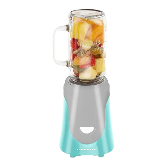 Ovente BLH1002 Series Blender Manuals
