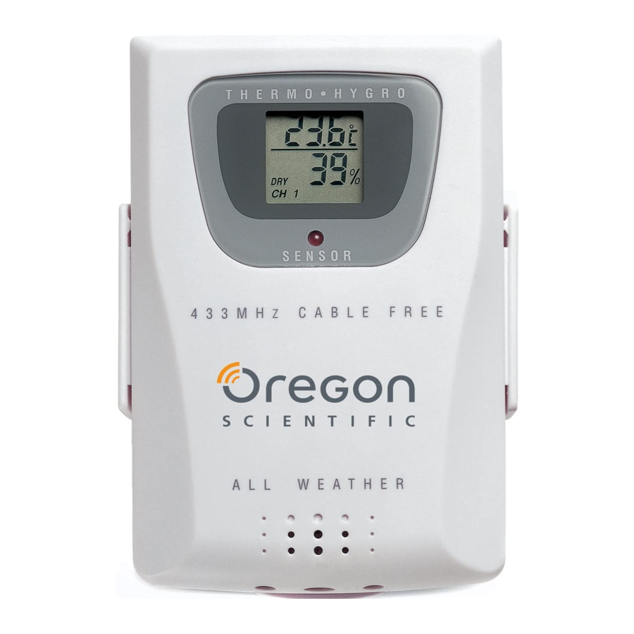Tie-Down Oregon Scientific Cable-Free Thermometer