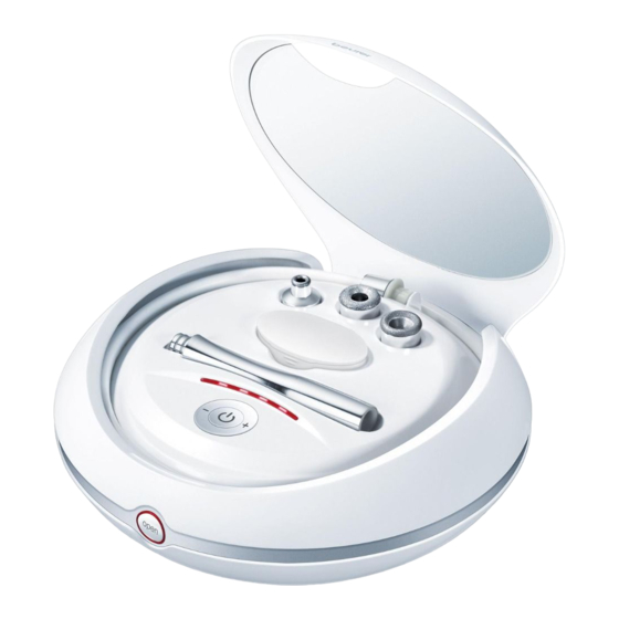 User Manuals: Beurer 60667 Microdermabrasion System