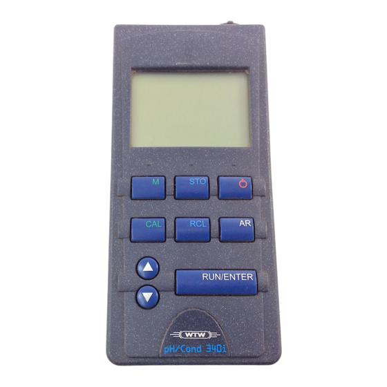 wtw pH/Cond 340i Operating Manual