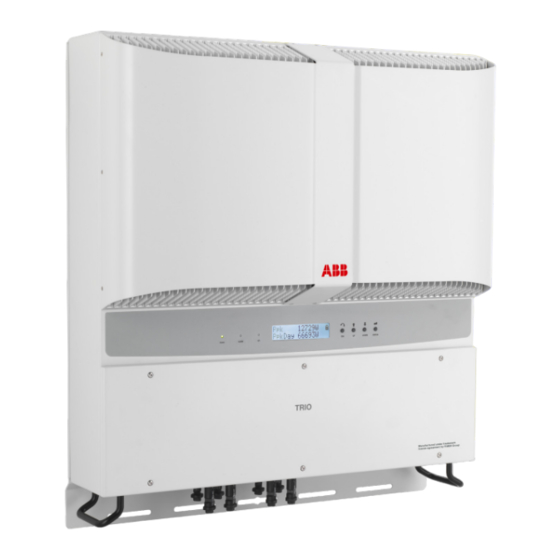 ABB Fimer PVI-10.0/12.5-TL-OUTD Product Manual