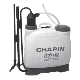 Chapin Pro Series Use And Care Manual