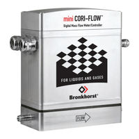 BRONKHORST miniCORI-FLOW MI140 Instruction Manual