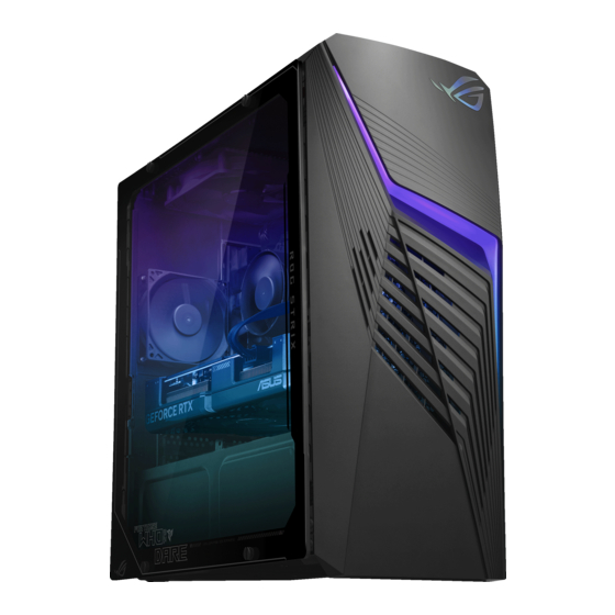 Asus G13CHR Manuals