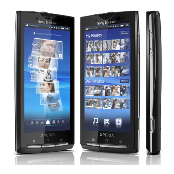 Sony Ericsson Xperia X10 Extended User Manual