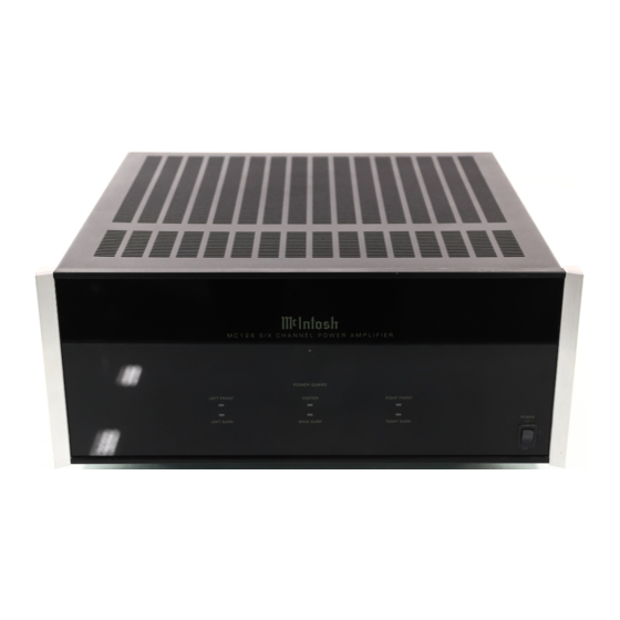 McIntosh MC126 Owner's Manual