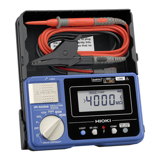 Hioki IR4055 Instruction Manual