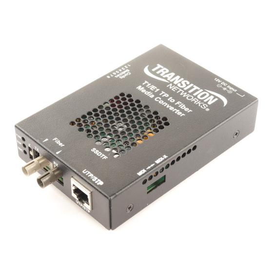 Transition Networks SSDTF1011-105 User Manual