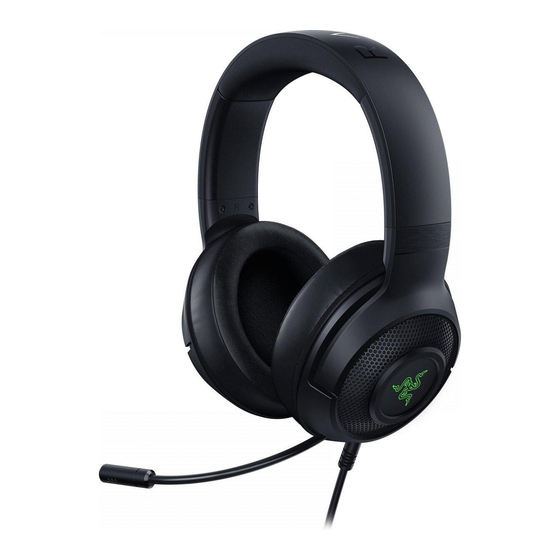 Razer KRAKEN V3 X Manuals