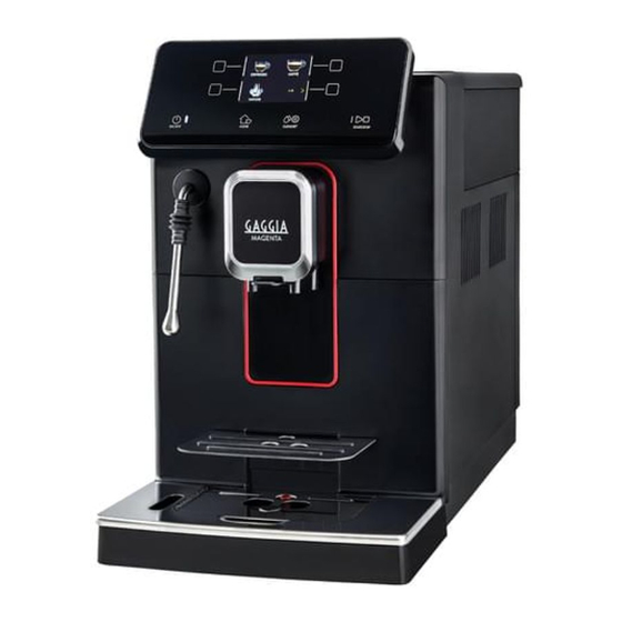 Gaggia Milano Magenta Plus RI8699 Operating Instructions Manual