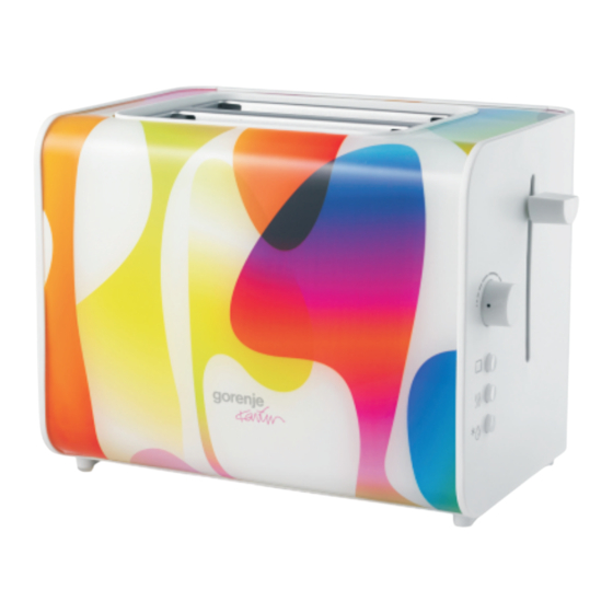 User Manuals: Gorenje T900KARIM Browning Toaster
